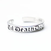 Load image into Gallery viewer, STERLING SILVER &#39;TIL DEATH DO US PART RING&#39;