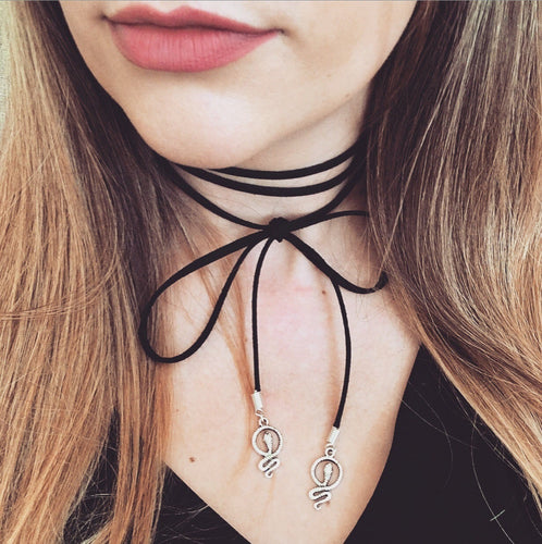 SNAKE WRAP NECKLACE