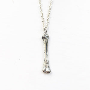STERLING SILVER BONE NECKLACE