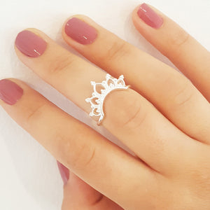 STERLING SILVER MEHNDI RING