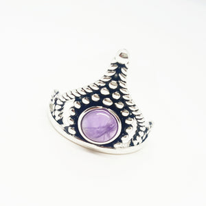 OLIVIA DOTTED AMETHYST RING