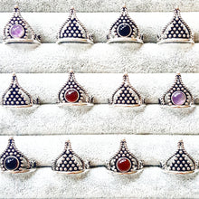 Load image into Gallery viewer, AVA STERLING SILVER DOTTED RING