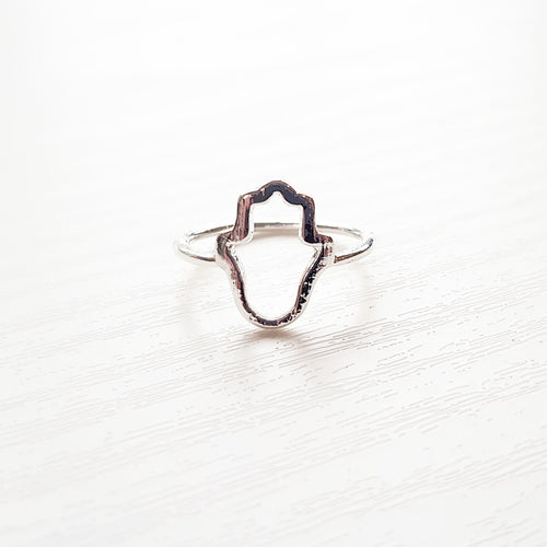 HAMSA OUTLINE RING