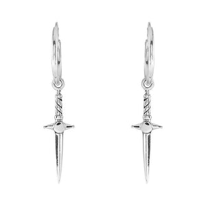 STERLING SILVER COSMIC DAGGER SLEEPERS