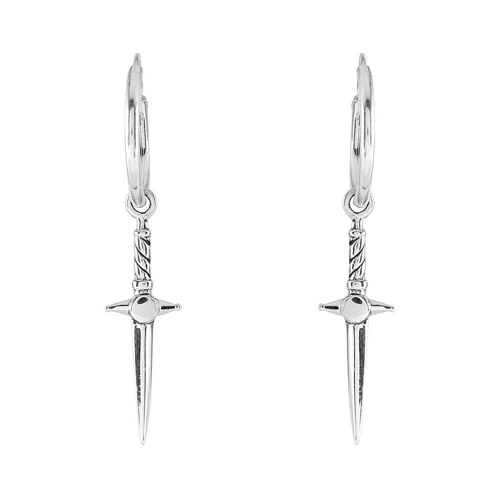 STERLING SILVER COSMIC DAGGER SLEEPERS
