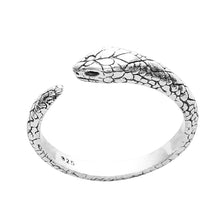 Load image into Gallery viewer, STERLING SILVER SNAKE RING