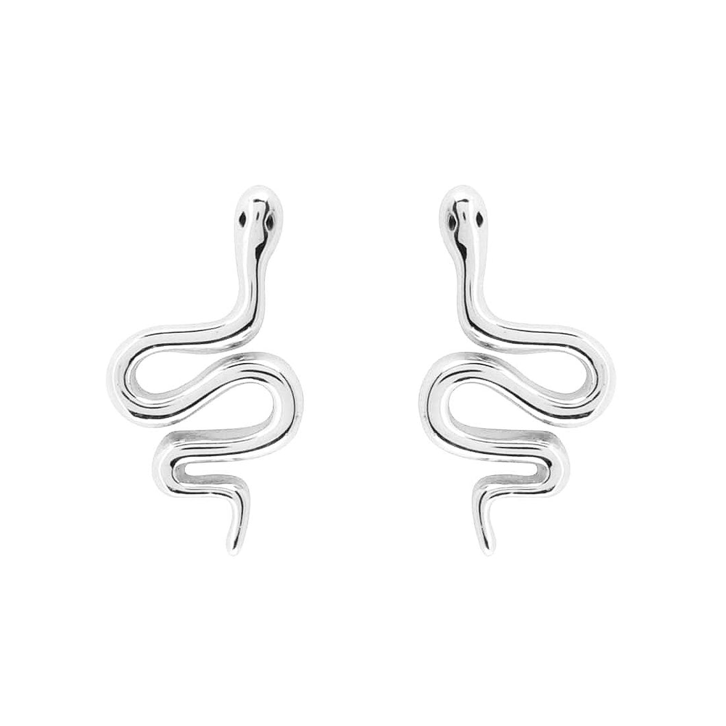 STERLING SILVER SNAKE STUDS