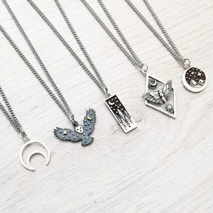 STERLING SILVER FLYING OWL