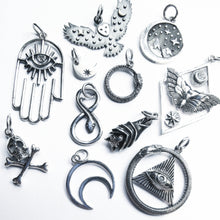 Load image into Gallery viewer, STERLING SILVER FLYING OWL