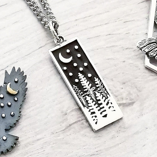 STERLING SILVER MOONLIGHT NECKLACE