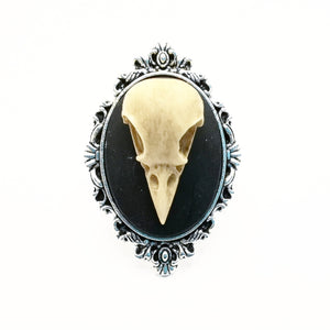 CAMEO BIRD SKULL RING