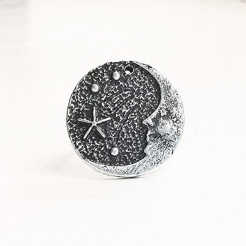 MOON AND STARS RING