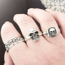 Load image into Gallery viewer, STERLING SILVER LOST SOUL RING