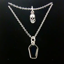 Load image into Gallery viewer, STERLING SILVER &#39;DEATH BECOMES HER&#39; NECKLACE
