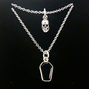 STERLING SILVER 'DEATH BECOMES HER' NECKLACE