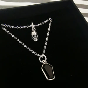 STERLING SILVER 'DEATH BECOMES HER' NECKLACE