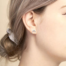 Load image into Gallery viewer, STERLING SILVER LUNAR ECLIPSE STUDS