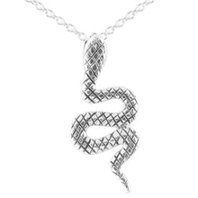 Load image into Gallery viewer, STERLING SILVER DIVINE SERPENT MOONSTONE NECKLACE