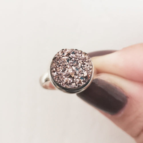 ROSE GOLD DRUZY RING