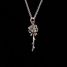 Load image into Gallery viewer, STERLING SILVER ROSE NECKLACE