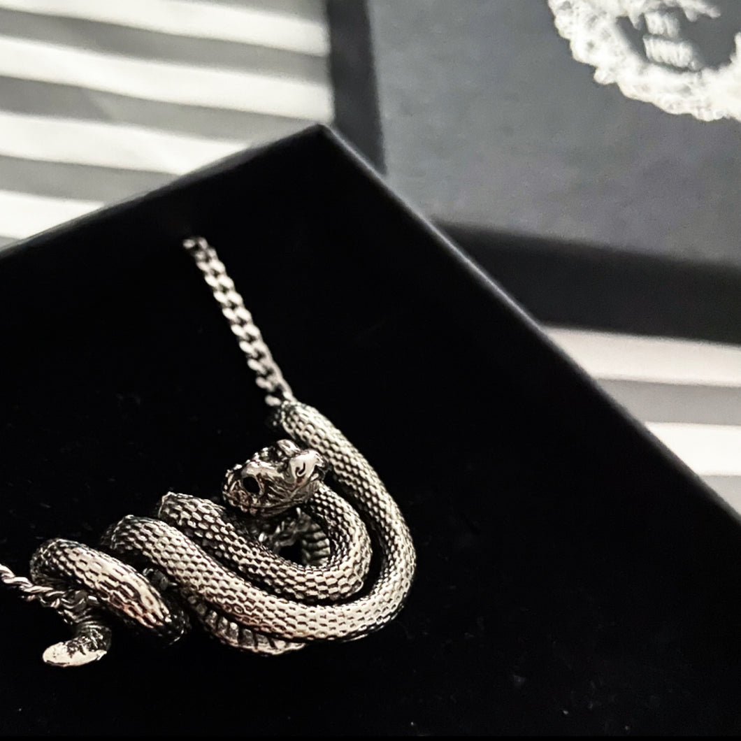 ENTWINED SNAKE NECKLACE