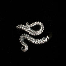 Load image into Gallery viewer, STERLING SILVER TENTACLE RING