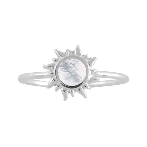 STERLING SILVER IRIDESCENT DAWN RING