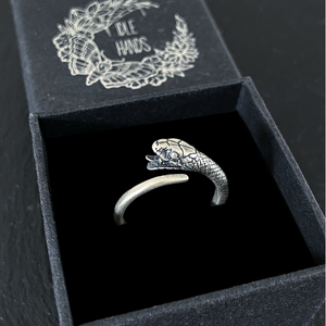 STERING SILVER SERPENT RING